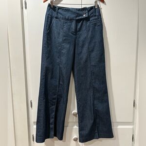 Larry Levine Blue Denim Trousers Women 6